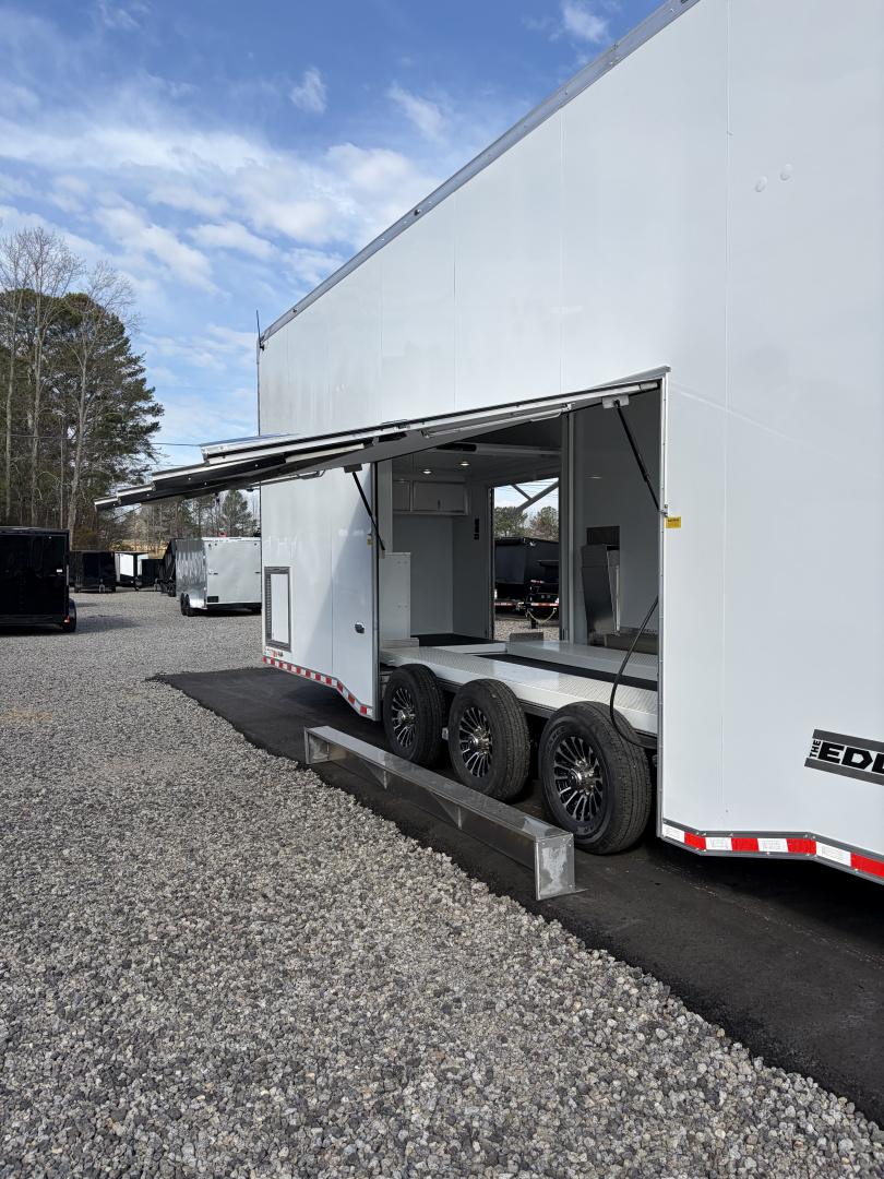 New 2026 Haulmark EDGE 28 Aluminum Stacker Enclosed Race Trailer, PRI Race Package