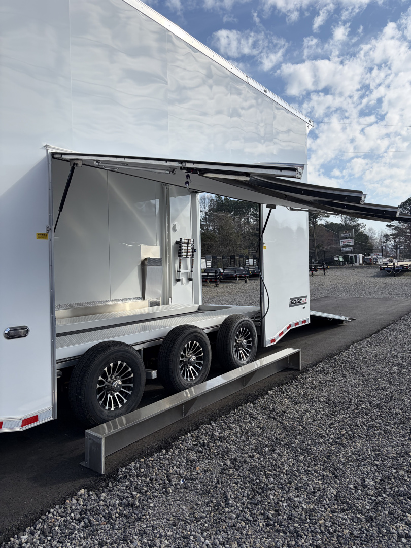 New 2026 Haulmark EDGE 28 Aluminum Stacker Enclosed Race Trailer, PRI Race Package