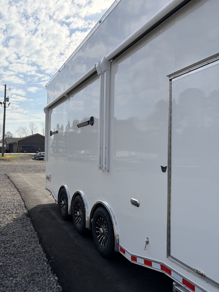 New 2026 Haulmark EDGE 28 Aluminum Stacker Enclosed Race Trailer, PRI Race Package