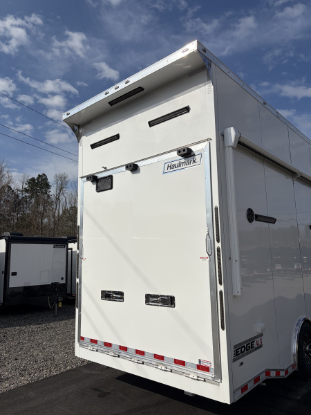 New 2026 Haulmark EDGE 28 Aluminum Stacker Enclosed Race Trailer, PRI Race Package