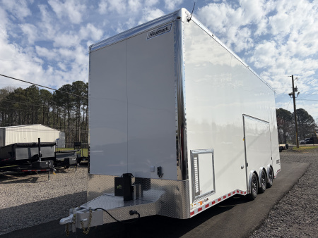 New 2026 Haulmark EDGE 28 Aluminum Stacker Enclosed Race Trailer, PRI Race Package