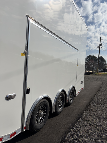 New 2026 Haulmark EDGE 28 Aluminum Stacker Enclosed Race Trailer, PRI Race Package