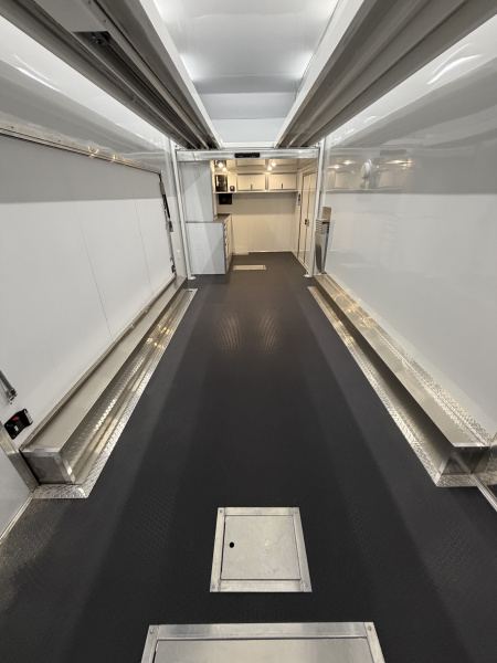 New 2026 Haulmark EDGE 28 Aluminum Stacker Enclosed Race Trailer, PRI Race Package