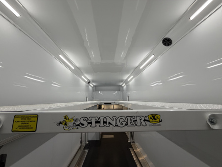 New 2026 Haulmark EDGE 28 Aluminum Stacker Enclosed Race Trailer, PRI Race Package