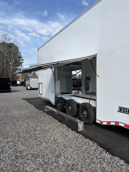 New 2026 Haulmark EDGE 28 Aluminum Stacker Enclosed Race Trailer, PRI Race Package