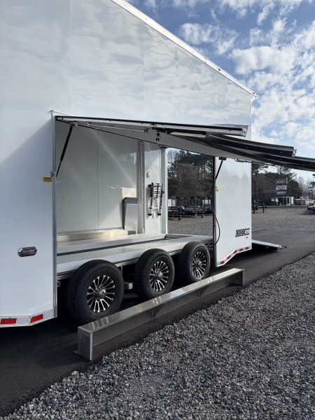 New 2026 Haulmark EDGE 28 Aluminum Stacker Enclosed Race Trailer, PRI Race Package