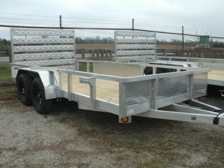 New 2026 Quality Steel and Aluminum 80 x 12' TA7K Utility Trailer