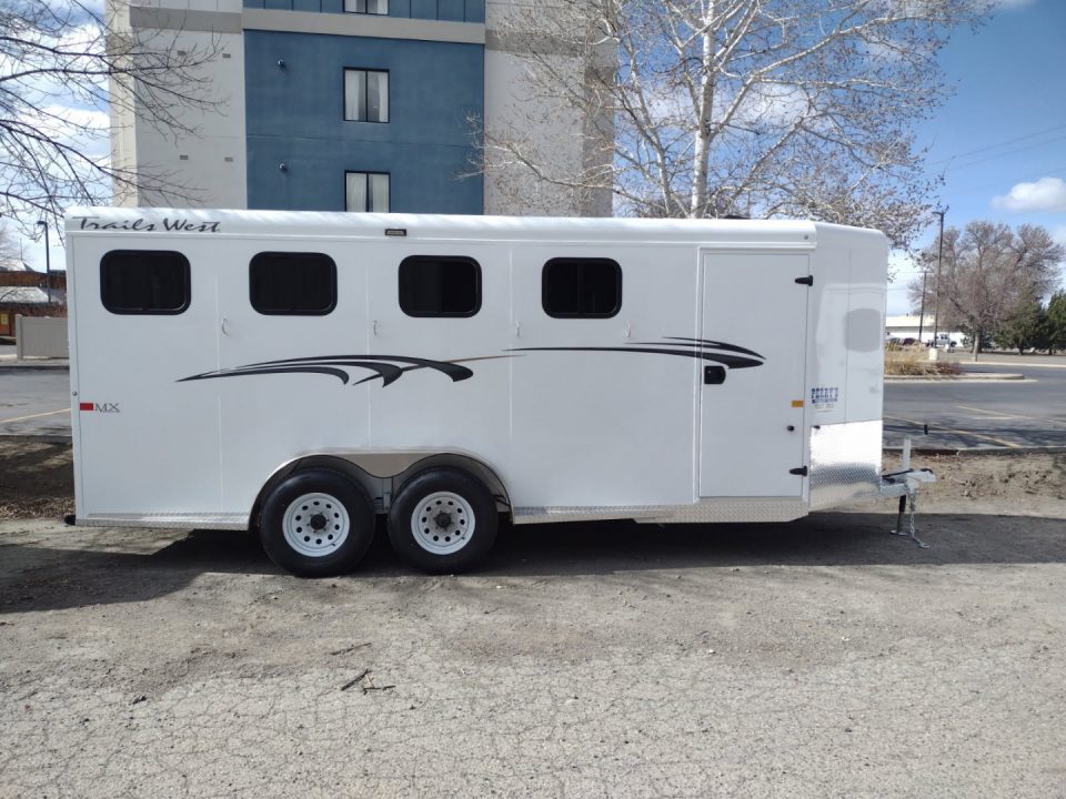 New 2026 Trails West Adventure 4 Horse Trailer