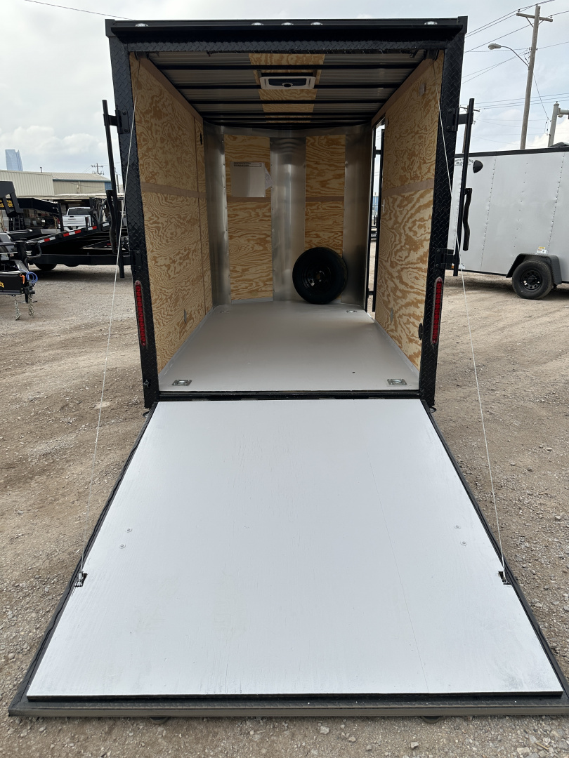 New 2026 Cargo Craft 6'x12'x6'6" Elite V Nose with ramp door Cargo / Enclosed Trailer