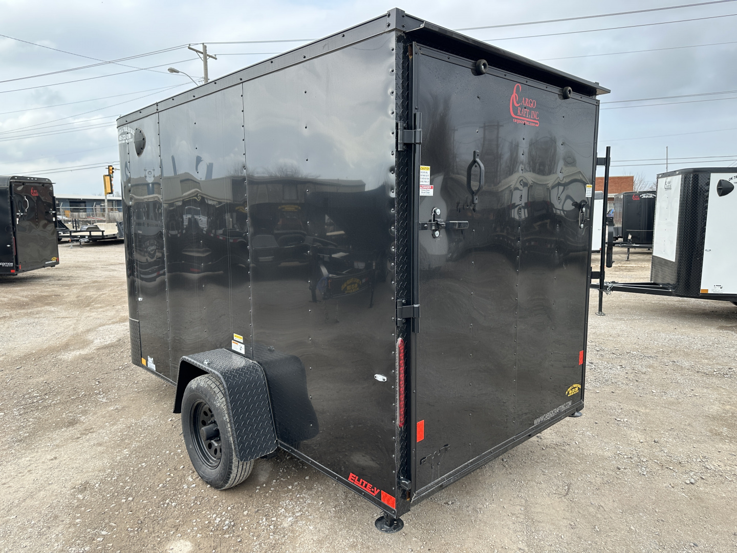New 2026 Cargo Craft 6'x12'x6'6" Elite V Nose with ramp door Cargo / Enclosed Trailer