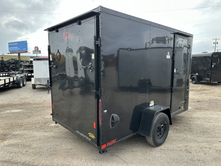 New 2026 Cargo Craft 6'x12'x6'6" Elite V Nose with ramp door Cargo / Enclosed Trailer