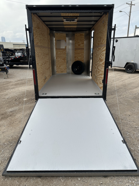 New 2026 Cargo Craft 6'x12'x6'6" Elite V Nose with ramp door Cargo / Enclosed Trailer