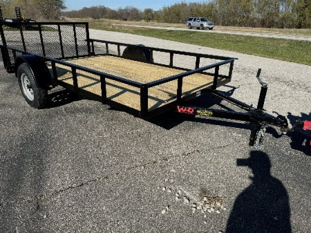 New 2026 WD Trailers SA 77" x 12' econo Utility Trailer