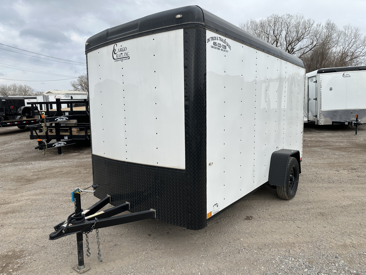 New 2024 Cargo Craft 6'x12'x6'6" Expedition Extreme White/Black out with ramp door Cargo / Enclosed Trailer
