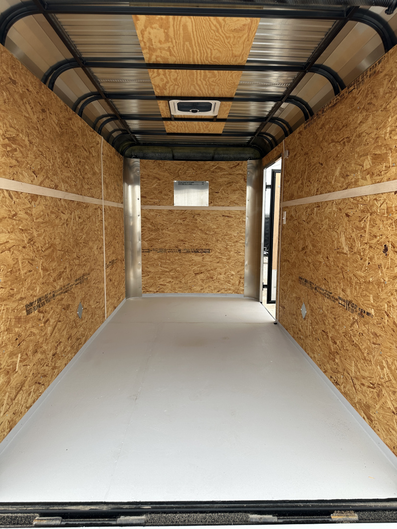 New 2024 Cargo Craft 6'x12'x6'6" Expedition Extreme White/Black out with ramp door Cargo / Enclosed Trailer