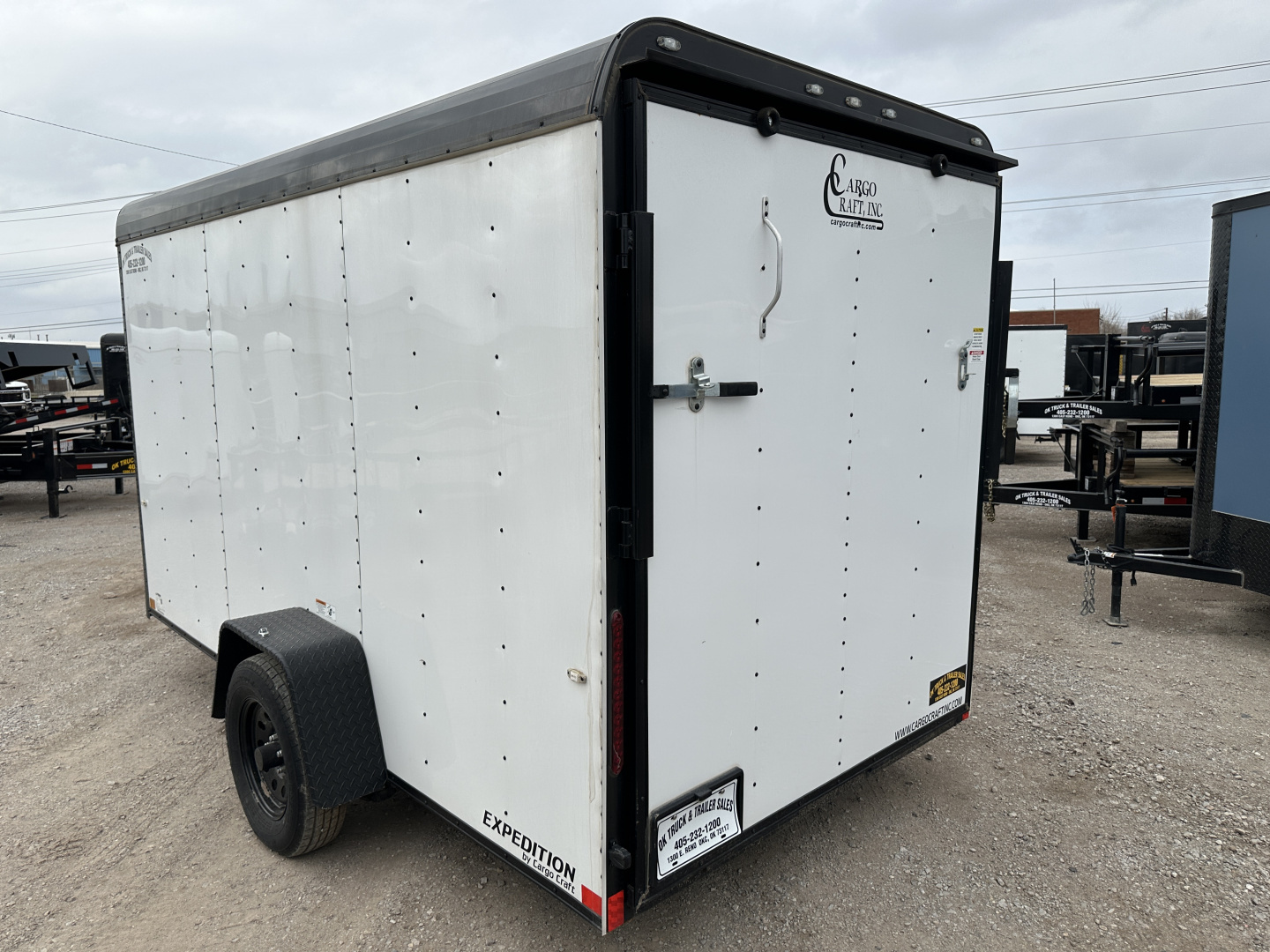 New 2024 Cargo Craft 6'x12'x6'6" Expedition Extreme White/Black out with ramp door Cargo / Enclosed Trailer