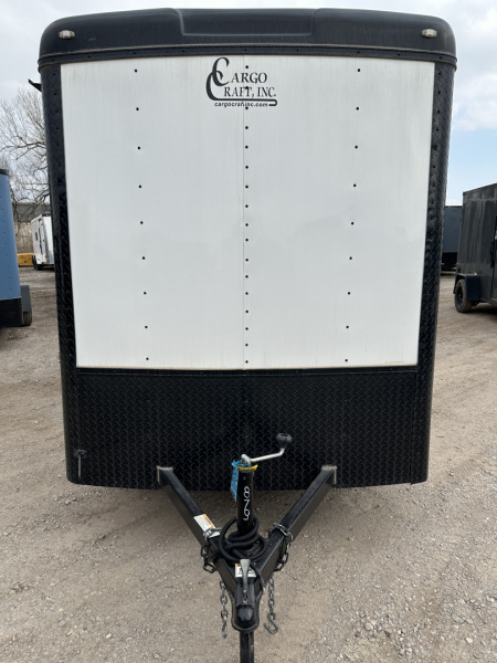 New 2024 Cargo Craft 6'x12'x6'6" Expedition Extreme White/Black out with ramp door Cargo / Enclosed Trailer