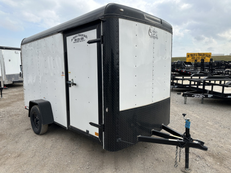New 2024 Cargo Craft 6'x12'x6'6" Expedition Extreme White/Black out with ramp door Cargo / Enclosed Trailer