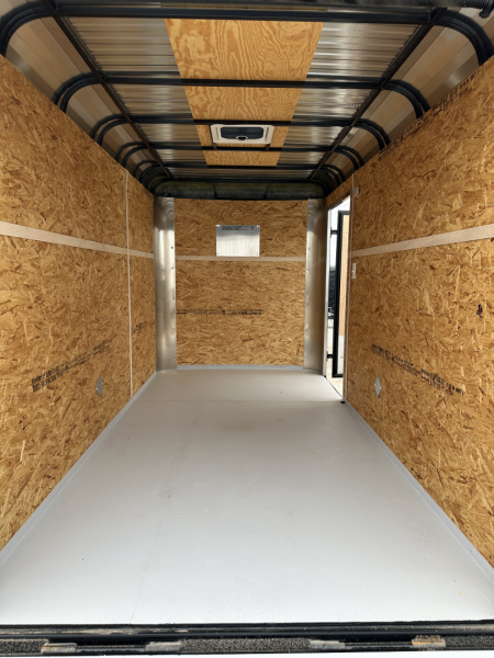 New 2024 Cargo Craft 6'x12'x6'6" Expedition Extreme White/Black out with ramp door Cargo / Enclosed Trailer