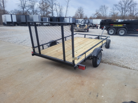 New 2026 Karavan 5x8 SA, 2k axle, with pivoting sides and removeable 36  ramp gate Utility Trailer