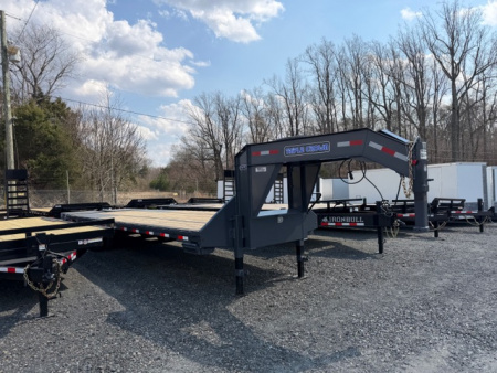 New 2026 Triple Crown Trailers 25+5 deckover gooseneck Deckover Trailer