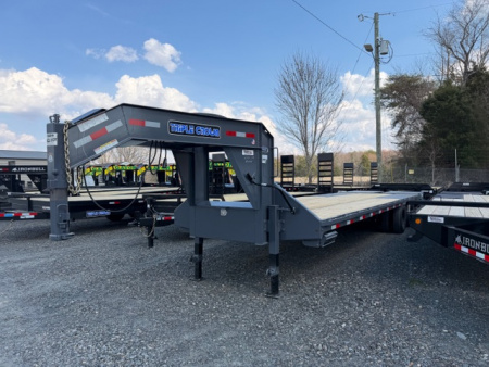 New 2026 Triple Crown Trailers 25+5 deckover gooseneck Deckover Trailer