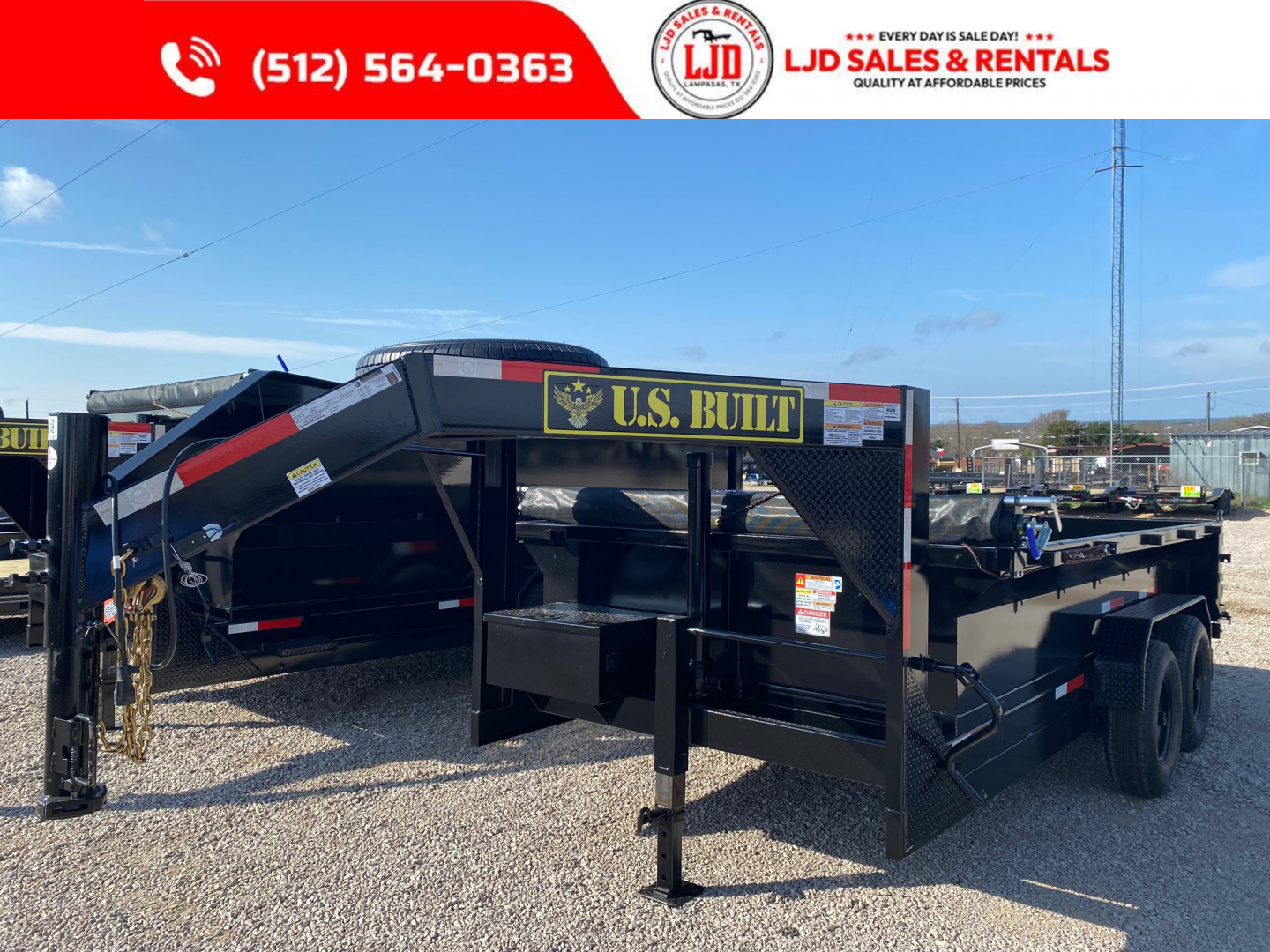 New 2026 - US Built - 7' X 14' 2' - Dump Trailer