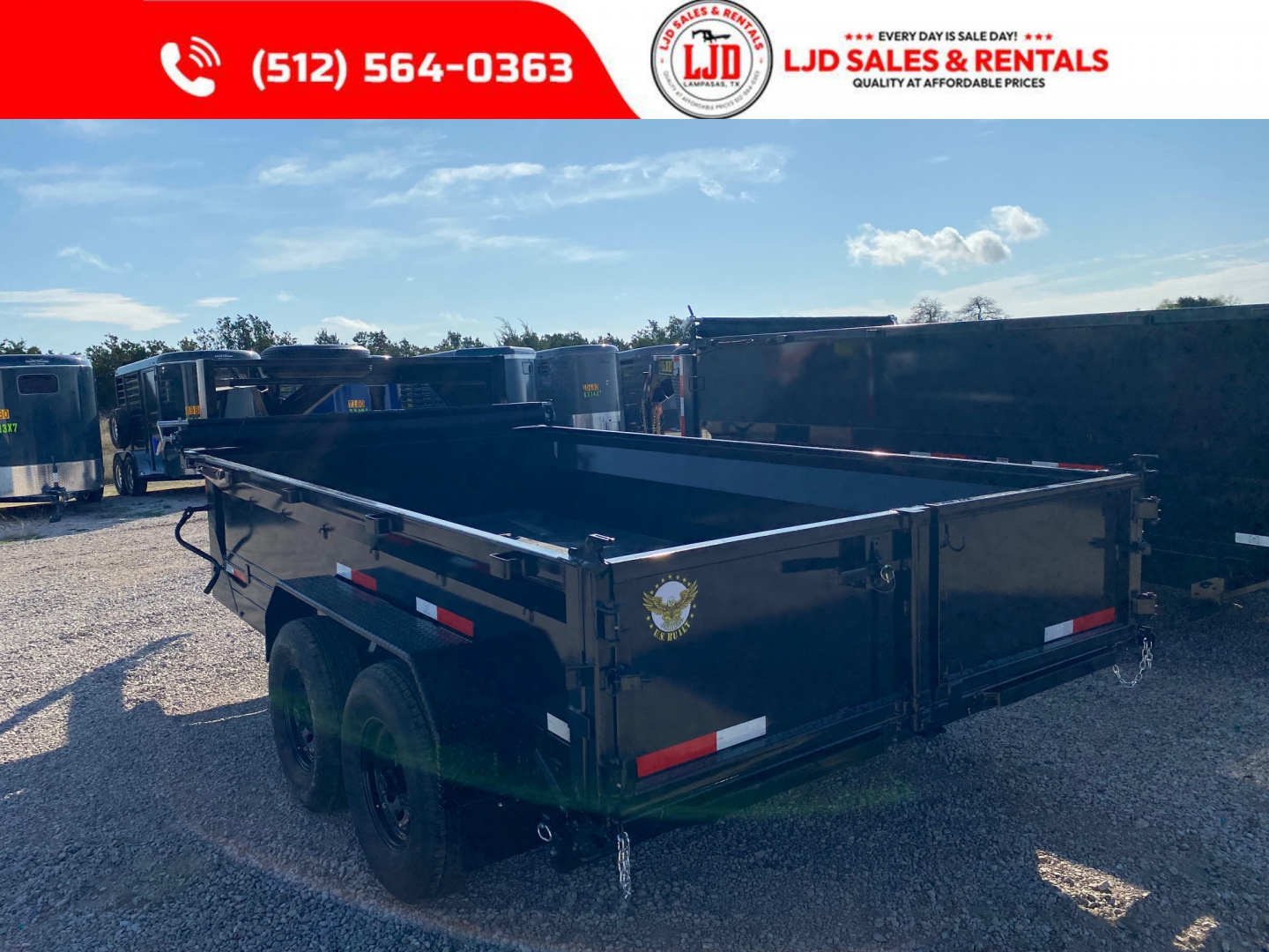 New 2026 - US Built - 7' X 14' 2' - Dump Trailer