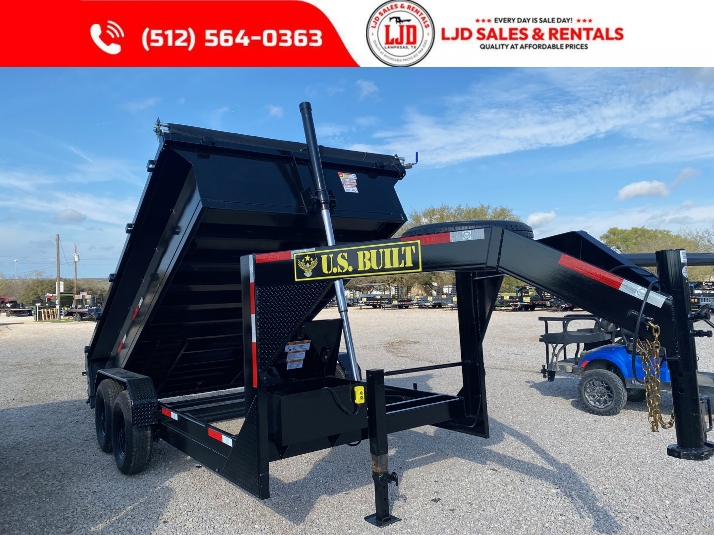 New 2026 - US Built - 7' X 14' 2' - Dump Trailer