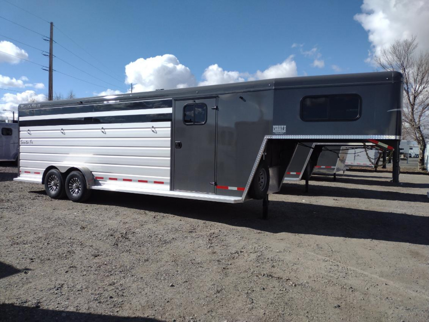 New 2026 Trails West Santa Fe 24' Stock Combo Trailer