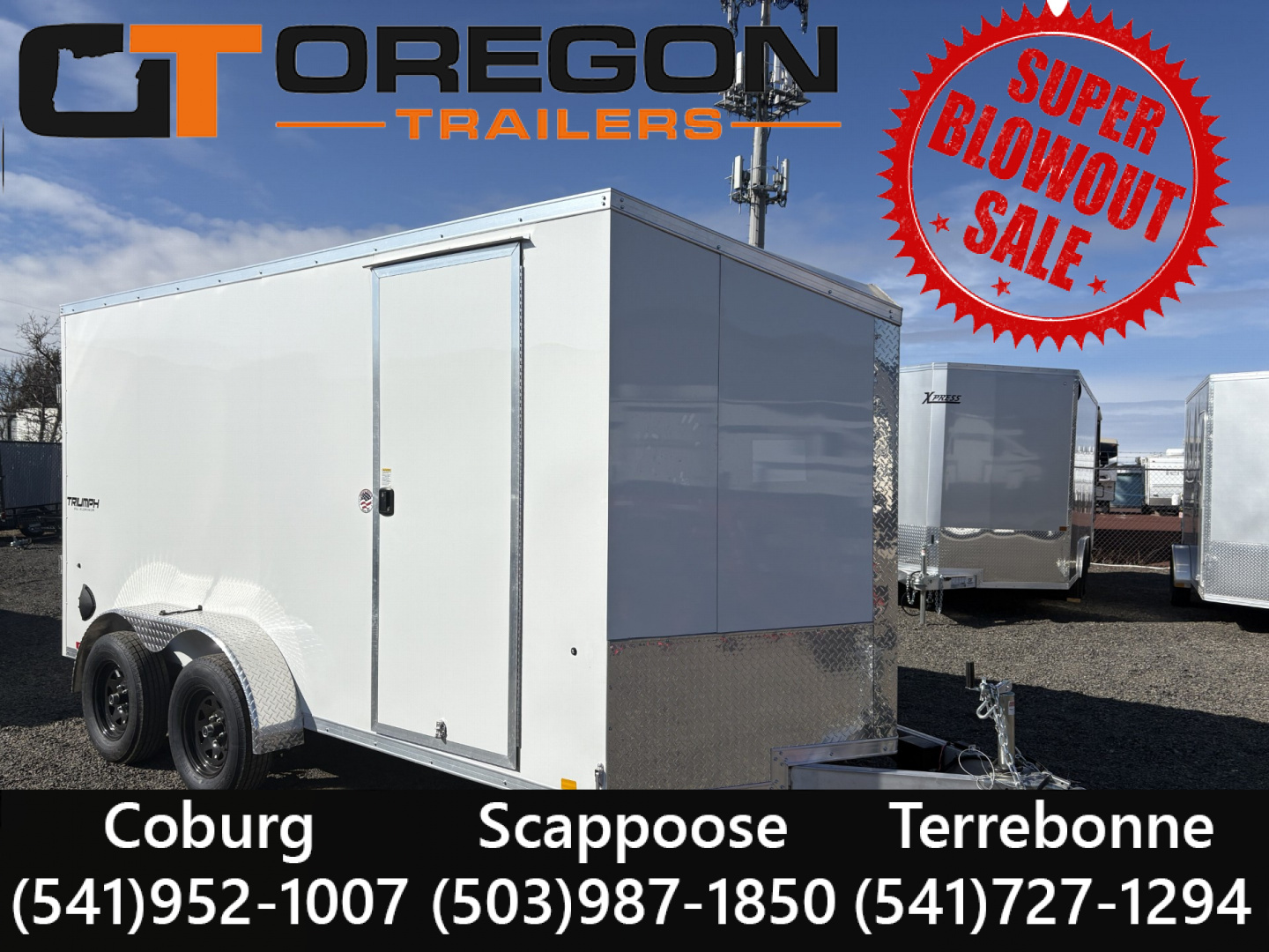 New 7x14 TA 7K Triumph Enclosed Cargo