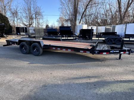 New 2026 BWISE EF 20' Equipment Trailer 15K GVW Full with ramps