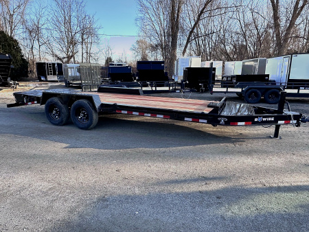 New 2026 BWISE EF 20' Equipment Trailer 15K GVW Full with ramps