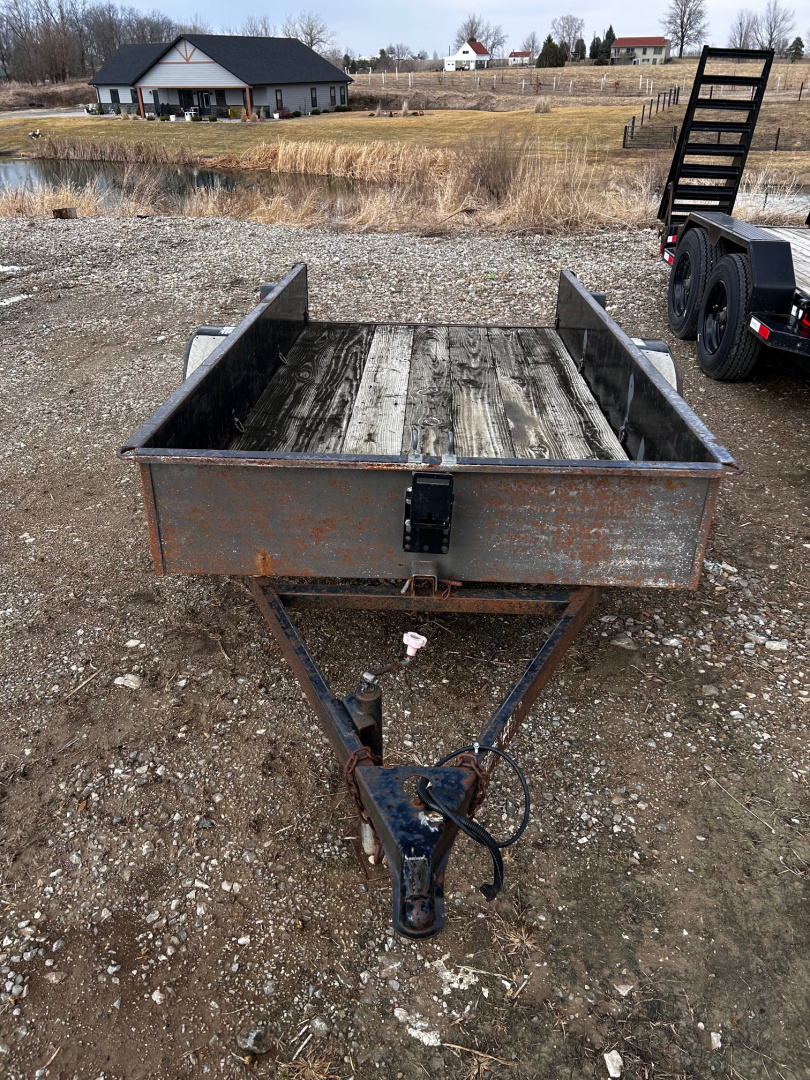 Used 2004 H&H Trailers 5X10 TILT Utility Trailer