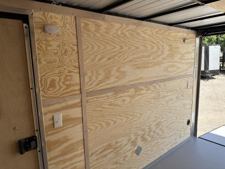 New 2026 Cargo Craft 6'x14'x6'6" Elite V Nose Sport with Ramp door in Charcoal / Black out Cargo / Enclosed Trailer
