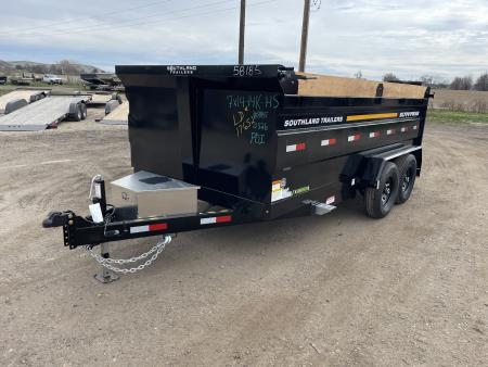 New 2026 Southland 7x14 14k High Side Dump Trailer