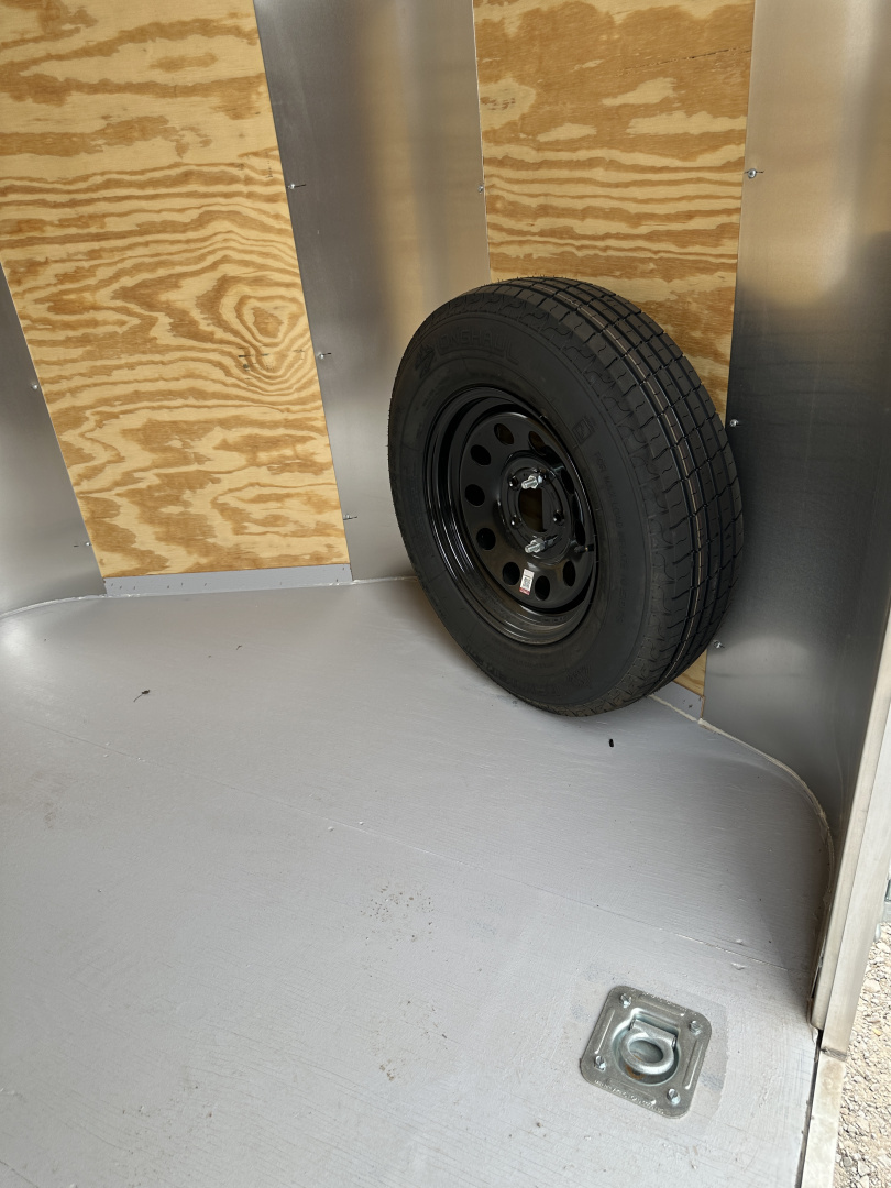 New 2025 Cargo Craft 6'x12'x7' Tall Tandem Axle Elite V Nose Sport package with ramp door, black Cargo / Enclosed Trailer