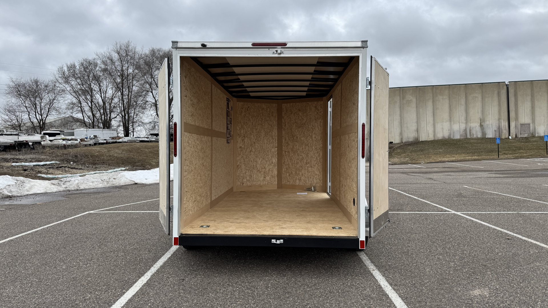 New American Hauler 7x14 Tandem Enclosed Cargo Trailer - Double Rear Doors!