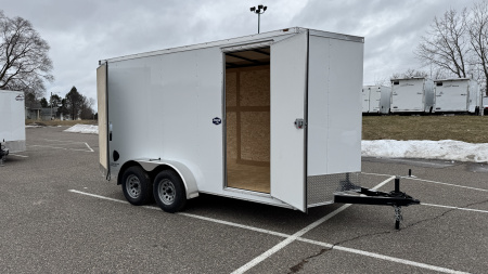 New American Hauler 7x14 Tandem Enclosed Cargo Trailer - Double Rear Doors!