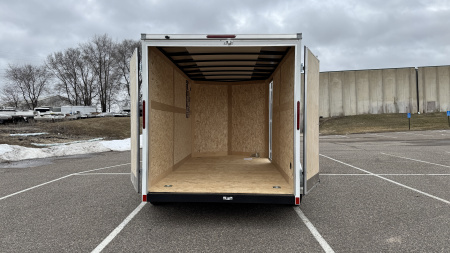 New American Hauler 7x14 Tandem Enclosed Cargo Trailer - Double Rear Doors!