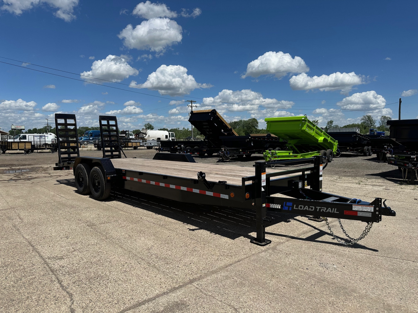 New 2026 Load Trail 83x24 Skid steer 14k w/HD Ramps Equipment Trailer