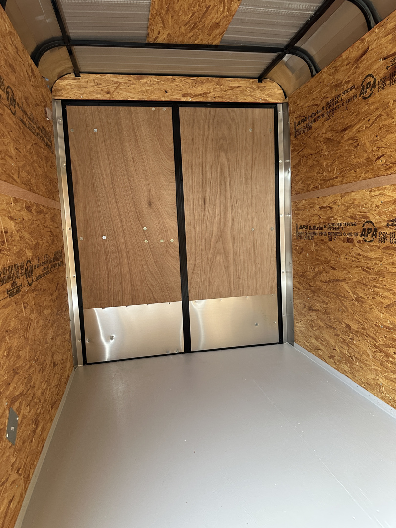 New 2025 Cargo Craft 6'x12'x7' Tandem Axle Expedition Extreme with ramp door white/black out Cargo / Enclosed Trailer