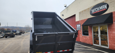 New 7 x 14 Big Tex Low Pro 14TD 4' High Sides Telescopic Dump Trailer 15.4K****7 Gauge Floor