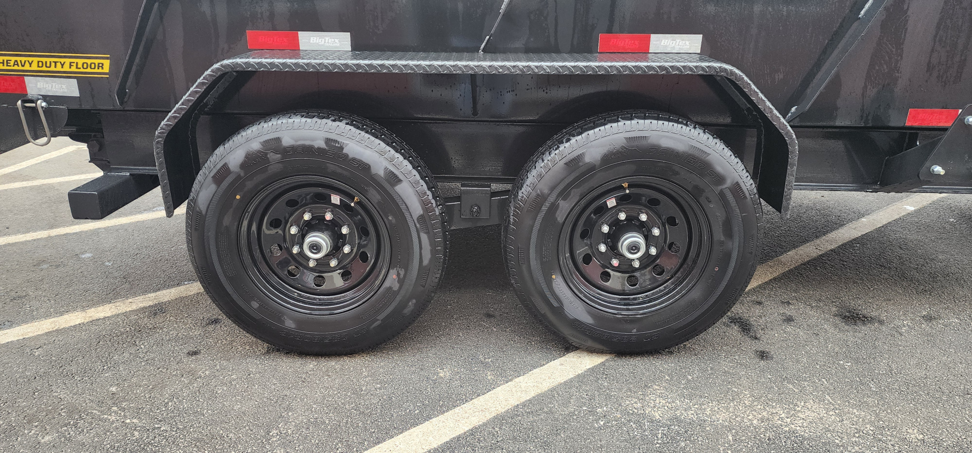 New 7 x 14 Big Tex Low Pro 14TD 4' High Sides Telescopic Dump Trailer 15.4K****7 Gauge Floor