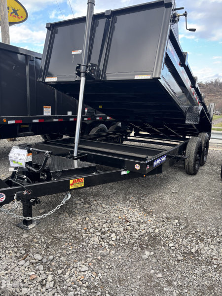 New 2026 SURE-TRAC 82 X 14 LOW PROFILE DUMP (BLACK)