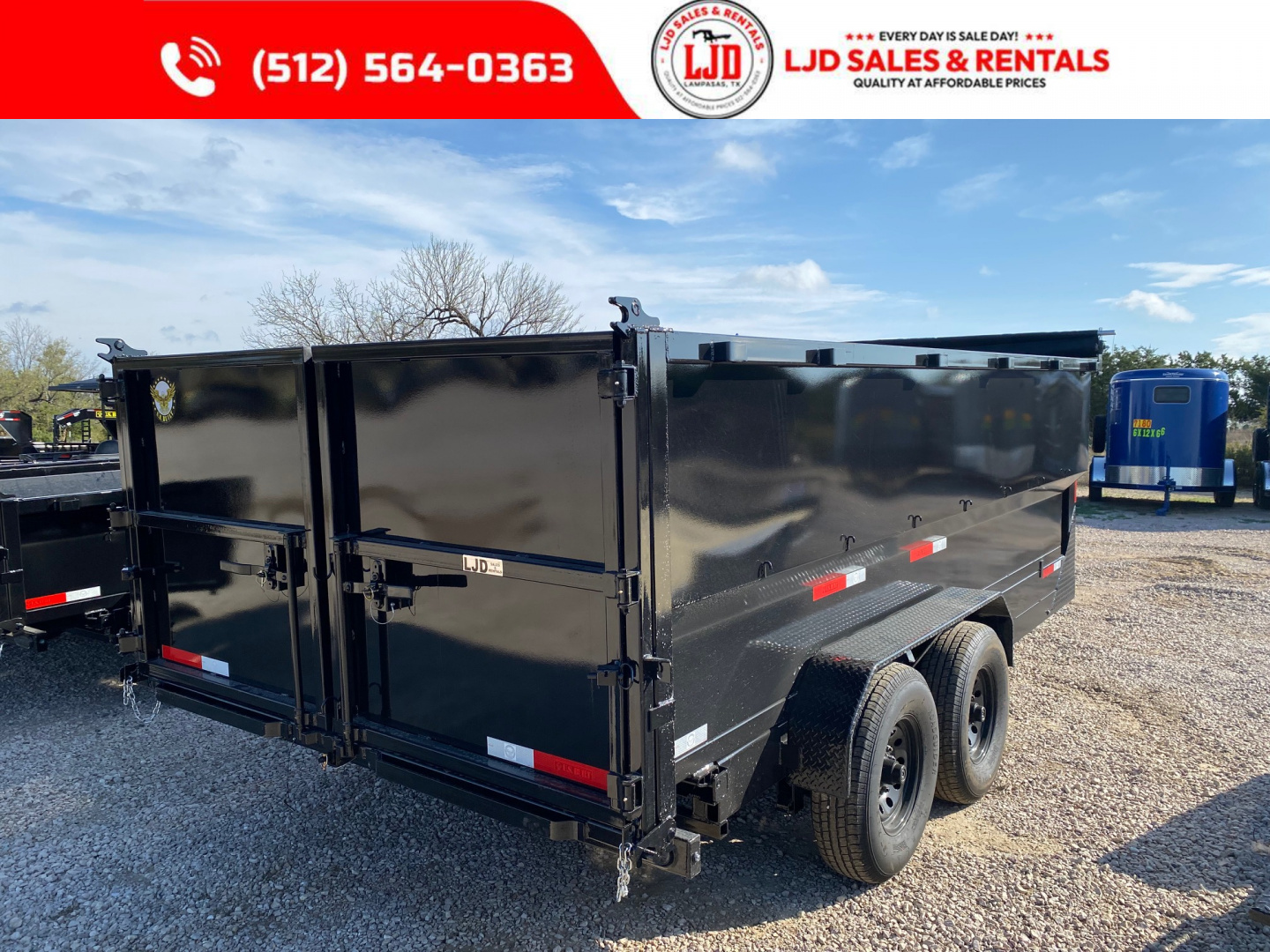 New 2026 US Built - Gooseneck - Dump Trailer - 16K GVWR - 16' x 4' -