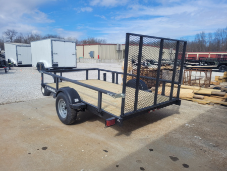 New 2026 Karavan 6x10 SA, 35k axle, with pivoting rails and a 49  removable ramp gate Utility Trailer