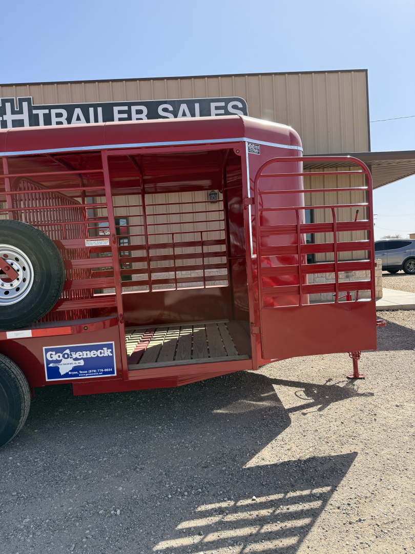 New 2026 Gooseneck Trailer MFG STEEL BP Stock / Stock Combo Trailer