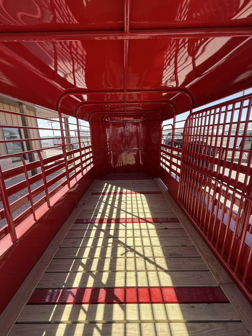 New 2026 Gooseneck Trailer MFG STEEL BP Stock / Stock Combo Trailer