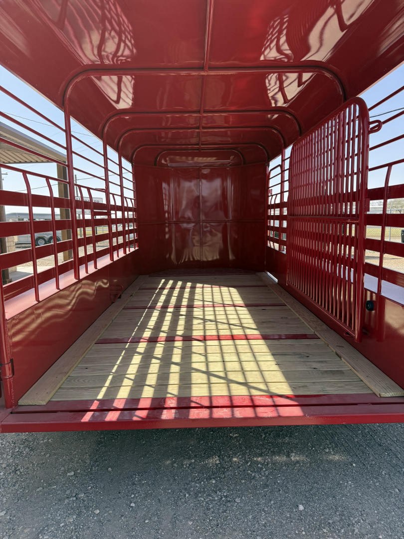 New 2026 Gooseneck Trailer MFG STEEL BP Stock / Stock Combo Trailer